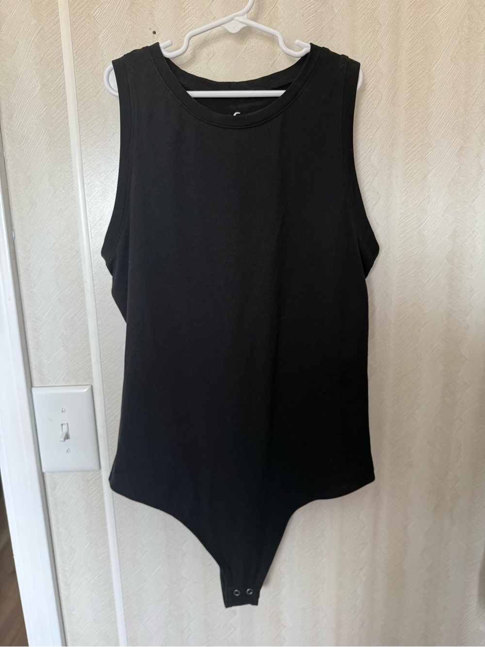 Hollister Black Sleeveless Crew Bodysuit